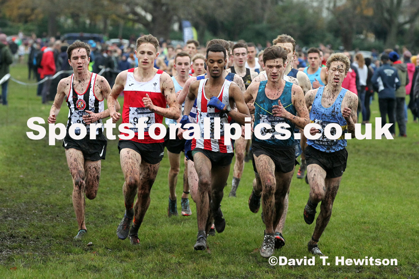 Mens under-20s, 2019 European Cross Country Trials and British Cross Challenge, Sefton Park, Liverpool.  Photo: David T. Hewitson/Sports for All Pics
